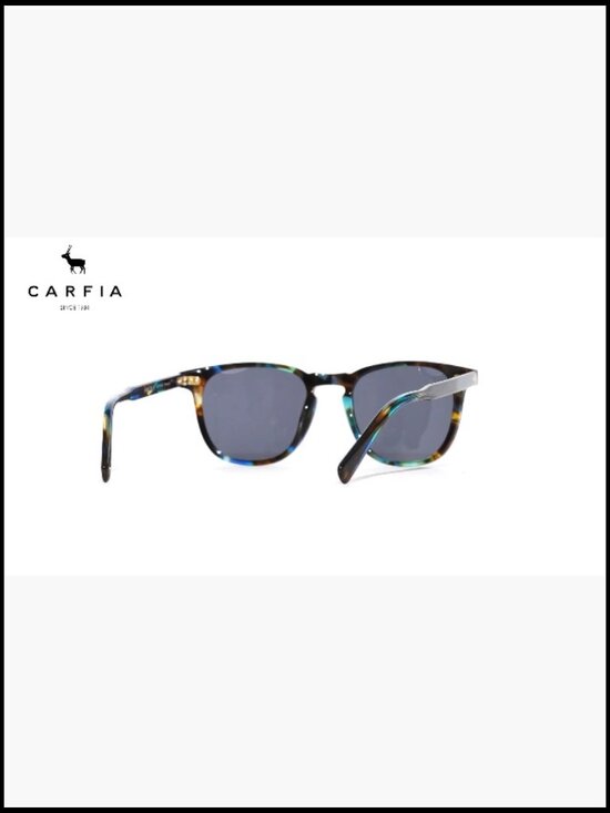 Retro Square Handcrafted Acetate Polarized UV400 Sunglasses for Small to Medium main image 5